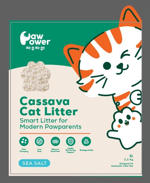 Cassava Cat Litter — Sea Salt